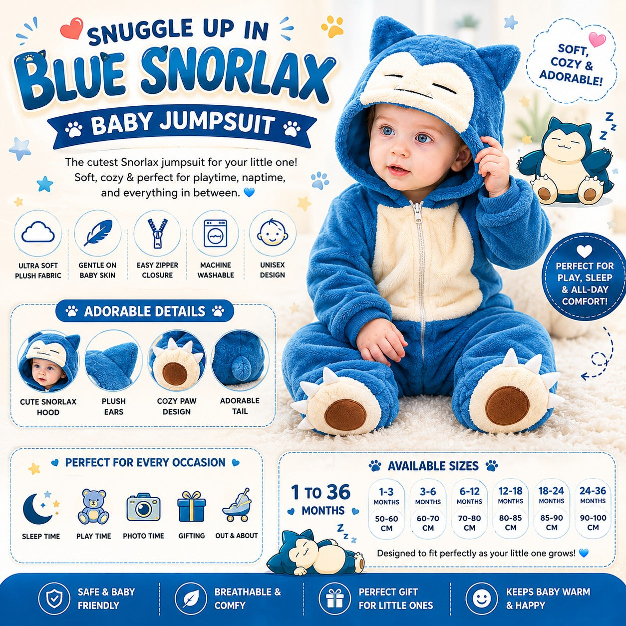 Blue Baby Jumpsuit